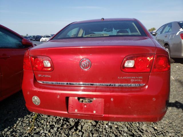 1G4HD57268U172710 - 2008 BUICK LUCERNE CXL RED photo 6