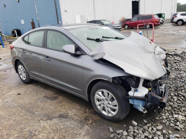 KMHD74LF5HU371451 - 2017 HYUNDAI ELANTRA SE GRAY photo 4