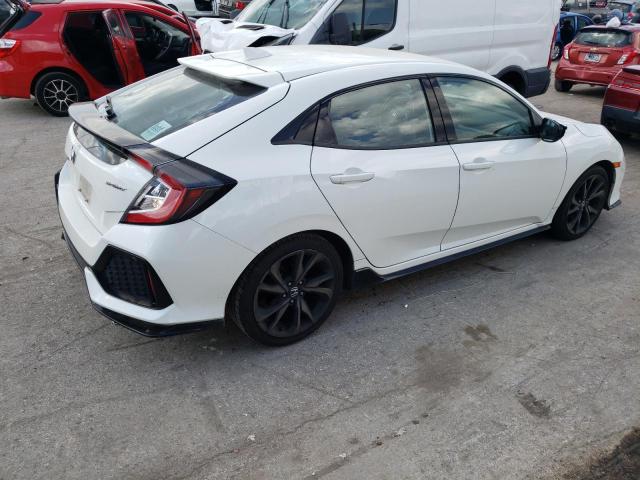 SHHFK7G46HU228554 - 2017 HONDA CIVIC SPORT WHITE photo 3