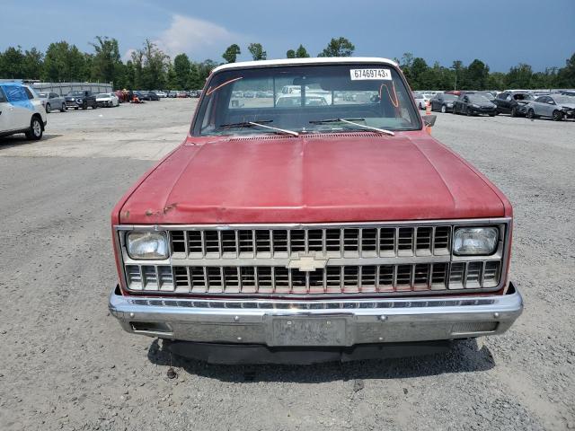 1GCCC14D1BB115916 - 1981 CHEVROLET C10 RED photo 5