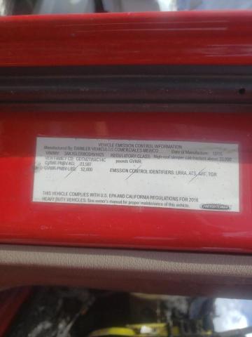 3AKJGLD58GSHV4425 - 2016 FREIGHTLINER CASCADIA 1 红色 照片 10