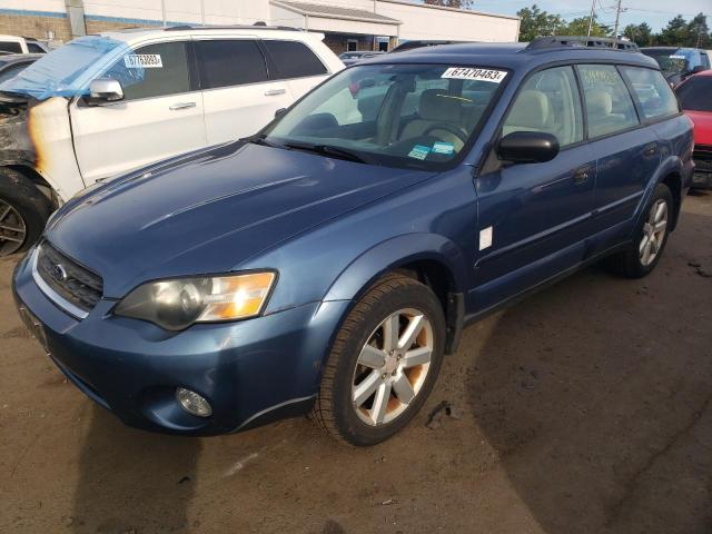 4S4BP61C477343939 - 2007 SUBARU LEGACY OUTBACK 2.5I BLUE photo 1