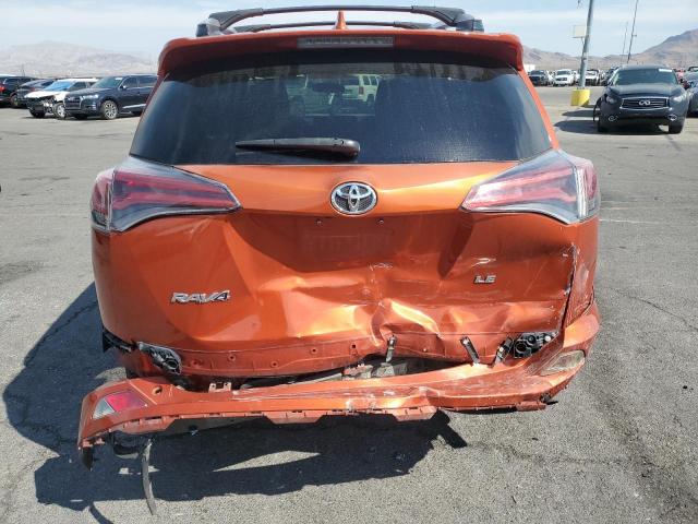 JTMZFREV6GJ093741 - 2016 TOYOTA RAV4 LE ORANGE photo 6