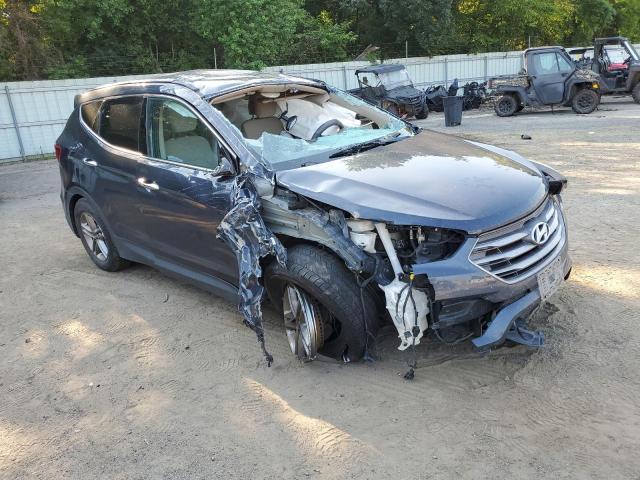 5XYZU3LB1HG417840 - 2017 HYUNDAI SANTA FE S Կապույտ լուսանկար 4