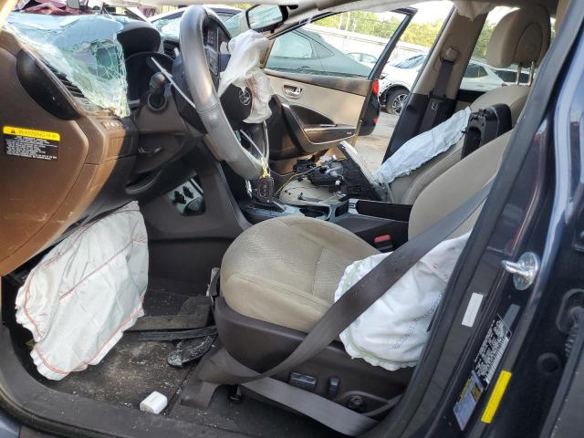 5XYZU3LB1HG417840 - 2017 HYUNDAI SANTA FE S Կապույտ լուսանկար 7