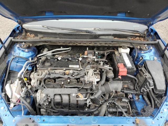 4T1B11HKXKU174392 - 2019 TOYOTA CAMRY L BLUE photo 11