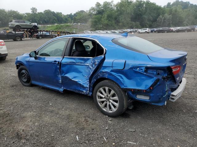 4T1B11HKXKU174392 - 2019 TOYOTA CAMRY L BLUE photo 2