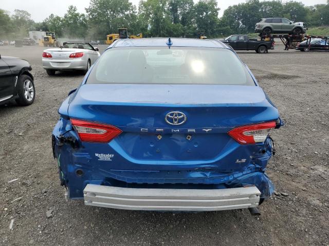 4T1B11HKXKU174392 - 2019 TOYOTA CAMRY L BLUE photo 6