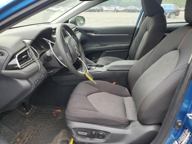 4T1B11HKXKU174392 - 2019 TOYOTA CAMRY L BLUE photo 7