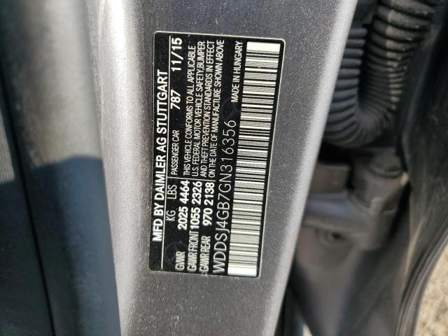 WDDSJ4GB7GN316356 - 2016 MERCEDES-BENZ CLA 250 4MATIC GRAY photo 13