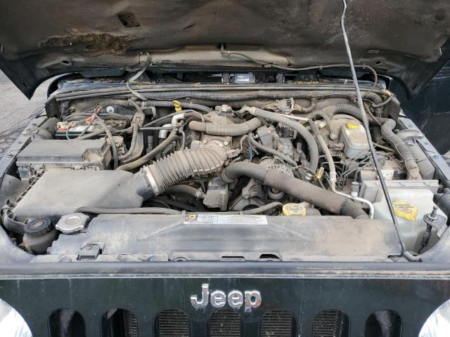 1J4HA5H19AL140181 - 2010 JEEP WRANGLER U SAHARA GREEN photo 12