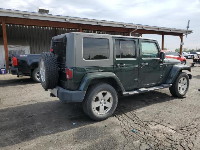 1J4HA5H19AL140181 - 2010 JEEP WRANGLER U SAHARA GREEN photo 3