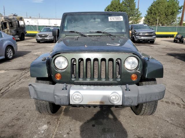 1J4HA5H19AL140181 - 2010 JEEP WRANGLER U SAHARA GREEN photo 5