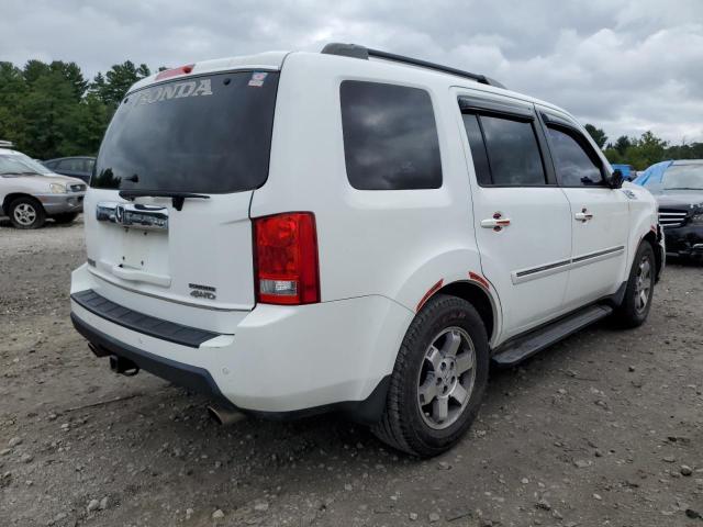 5FNYF4H90AB001177 - 2010 HONDA PILOT TOURING WHITE photo 3