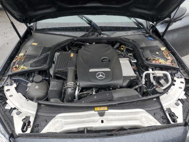 55SWF4KB2GU138017 - 2016 MERCEDES-BENZ C 300 4MATIC GRAY photo 11