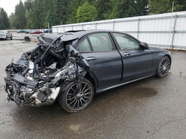 55SWF4KB2GU138017 - 2016 MERCEDES-BENZ C 300 4MATIC GRAY photo 3