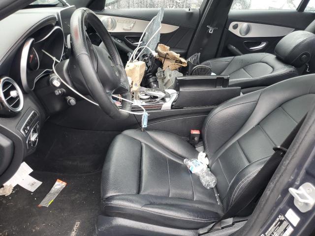 55SWF4KB2GU138017 - 2016 MERCEDES-BENZ C 300 4MATIC GRAY photo 7