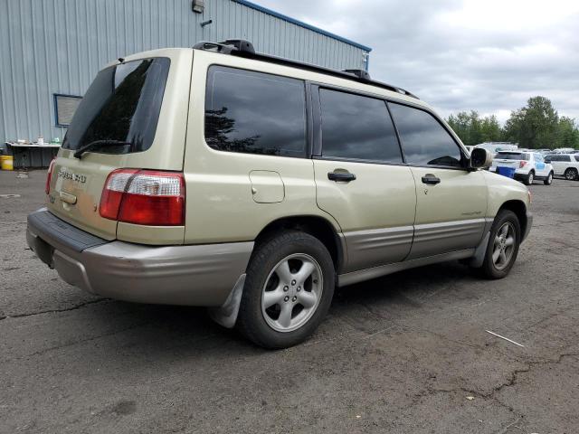 JF1SF65592H759030 - 2002 SUBARU FORESTER S GOLD photo 3