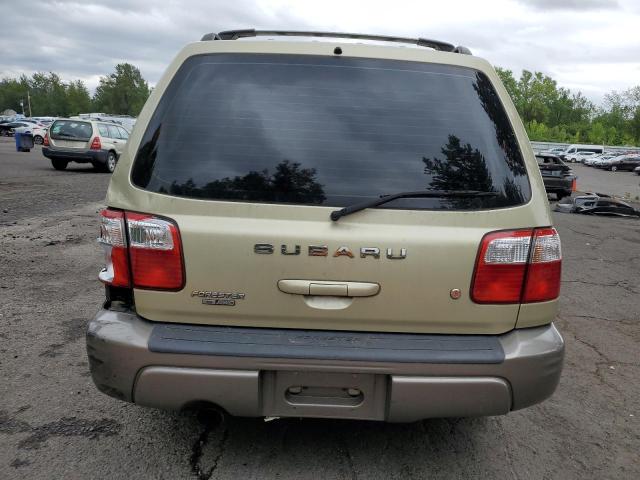 JF1SF65592H759030 - 2002 SUBARU FORESTER S GOLD photo 6