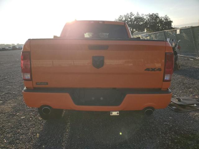 1C6RR7KT5KS620936 - 2019 RAM 1500 CLASS TRADESMAN ORANGE photo 6