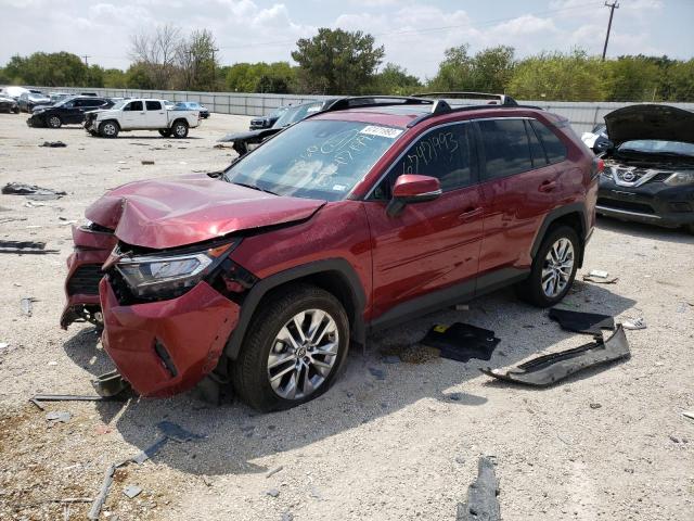 2T3C1RFV3MC087722 - 2021 TOYOTA RAV4 XLE PREMIUM RED photo 1