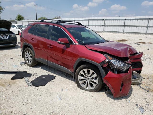 2T3C1RFV3MC087722 - 2021 TOYOTA RAV4 XLE PREMIUM RED photo 4