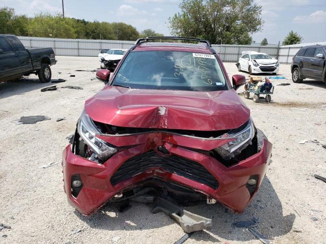 2T3C1RFV3MC087722 - 2021 TOYOTA RAV4 XLE PREMIUM RED photo 5