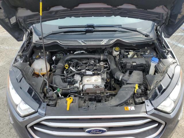 MAJ3S2GE6KC306924 - 2019 FORD ECOSPORT SE GRAY photo 11