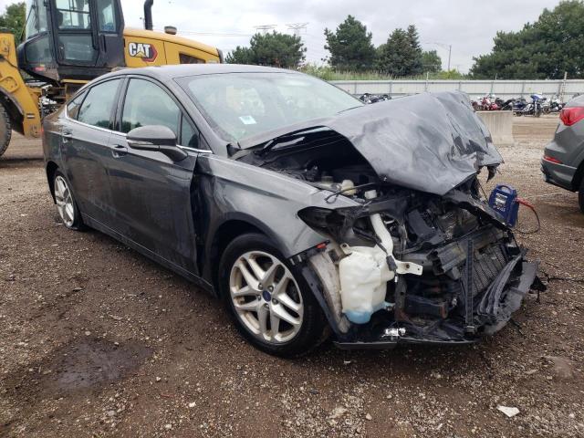 3FA6P0HD9FR110833 - 2015 FORD FUSION SE GRAY photo 4