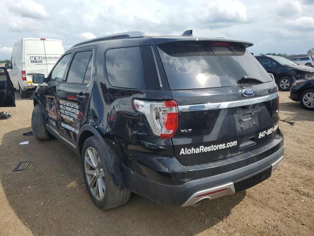 1FM5K8D82GGA13182 - 2016 FORD EXPLORER XLT BLACK photo 2