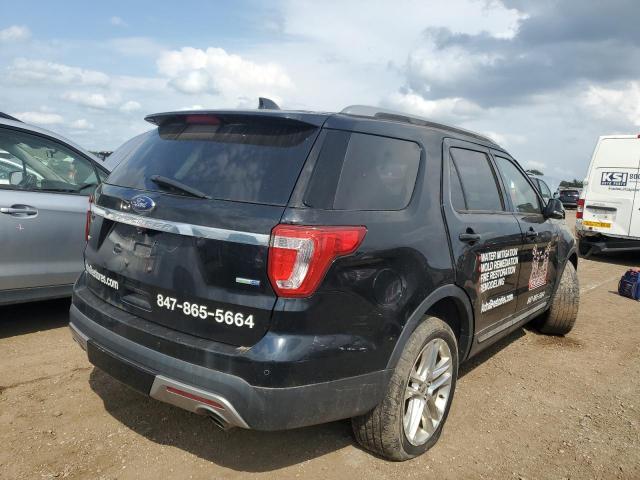 1FM5K8D82GGA13182 - 2016 FORD EXPLORER XLT BLACK photo 3