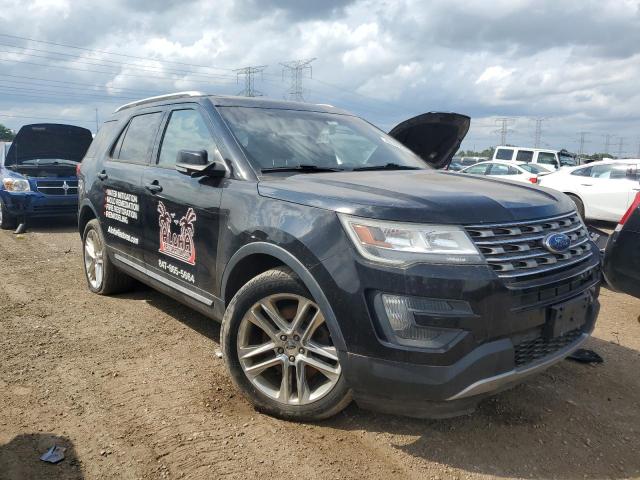 1FM5K8D82GGA13182 - 2016 FORD EXPLORER XLT BLACK photo 4