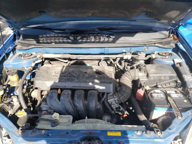 2T1KR32E47C626515 - 2007 TOYOTA COROLLA MA XR BLUE photo 11