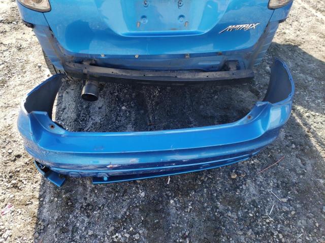 2T1KR32E47C626515 - 2007 TOYOTA COROLLA MA XR BLUE photo 12