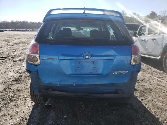 2T1KR32E47C626515 - 2007 TOYOTA COROLLA MA XR BLUE photo 6