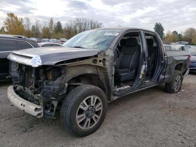 5TFUY5F10EX354008 - 2014 TOYOTA TUNDRA DOUBLE CAB SR/SR5 GRAY photo 1