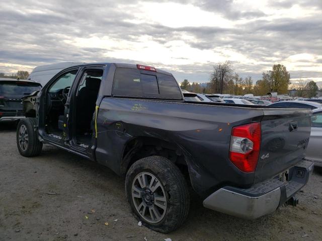 5TFUY5F10EX354008 - 2014 TOYOTA TUNDRA DOUBLE CAB SR/SR5 GRAY photo 2