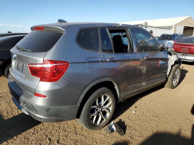 5UXWX9C51D0A31590 - 2013 BMW X3 XDRIVE28I GRAY photo 3