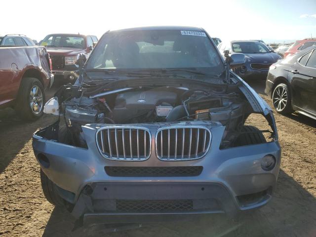 5UXWX9C51D0A31590 - 2013 BMW X3 XDRIVE28I GRAY photo 5