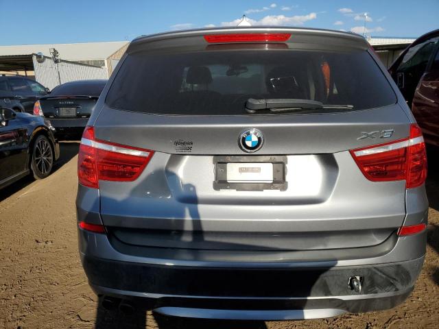 5UXWX9C51D0A31590 - 2013 BMW X3 XDRIVE28I GRAY photo 6