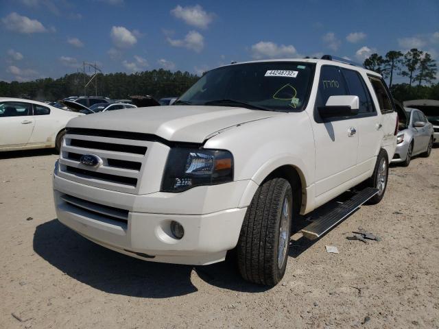 1FMJU1K56AEB68586 - 2010 FORD EXPEDITION LIMITED WHITE photo 2