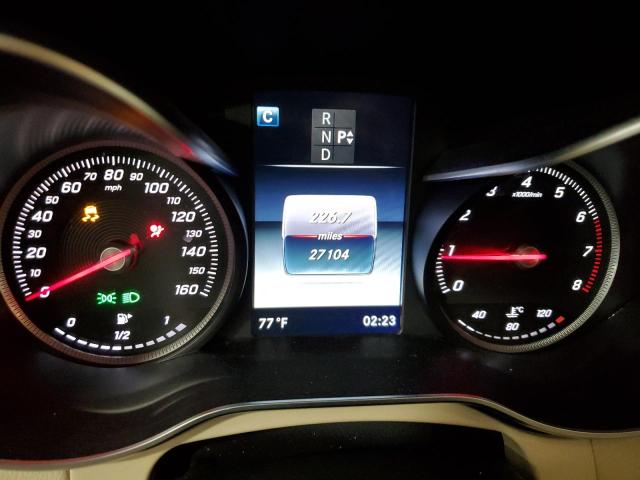 WDDWF4KB2HR241506 - 2017 MERCEDES-BENZ C 300 4MATIC WHITE photo 9