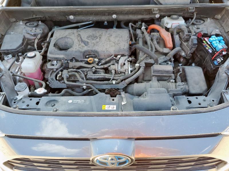 4T3R6RFV4MU025546 - 2021 TOYOTA RAV4 XLE CHARCOAL photo 12