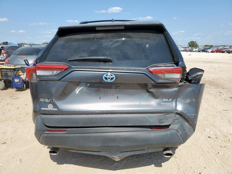 4T3R6RFV4MU025546 - 2021 TOYOTA RAV4 XLE CHARCOAL photo 6