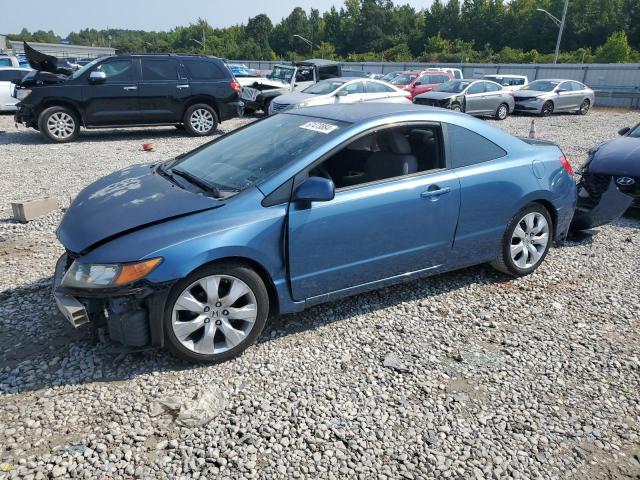 2HGFG12697H580692 - 2007 HONDA CIVIC LX BLUE photo 1