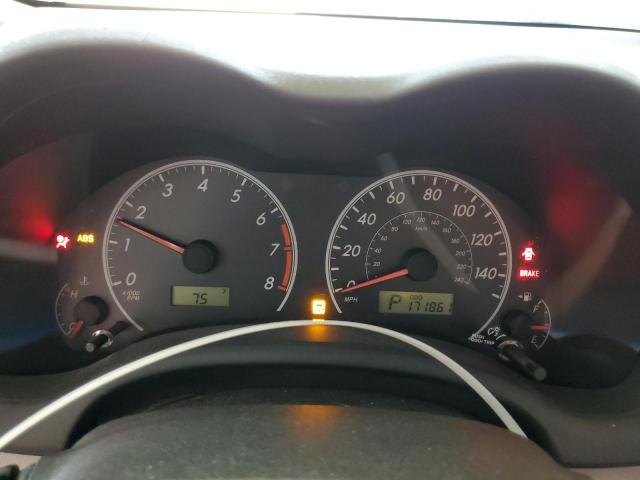 5YFBU4EE3CP008127 - 2012 TOYOTA COROLLA BASE Bleu photo 9