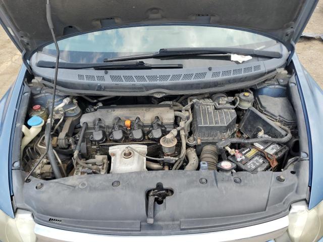 JHMFA16826S005996 - 2006 HONDA CIVIC EX BLUE photo 11