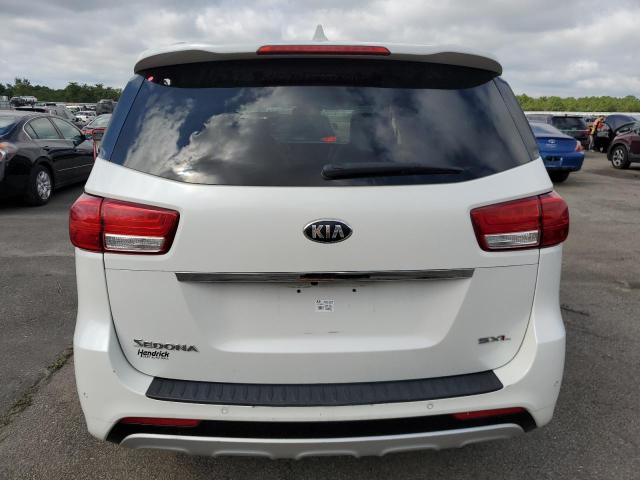 KNDME5C1XF6045330 - 2015 KIA SEDONA SXL WHITE photo 6