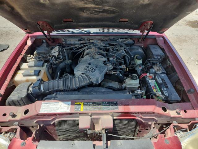 1FMYU60E22UD37363 - 2002 FORD EXPLORER SPORT RED photo 12