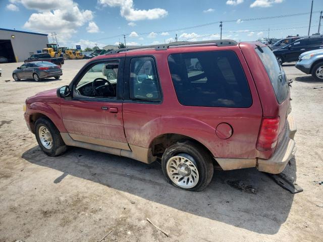 1FMYU60E22UD37363 - 2002 FORD EXPLORER SPORT RED photo 2